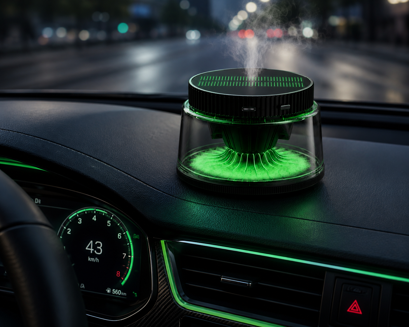 Diffuseur d'aromathérapie de voiture solaire nuage de luxe longue durée