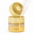 Ventilateur portable rafraîchissant avec brumisateur – Refroidisseur d'air et humidificateur rechargeable par USB